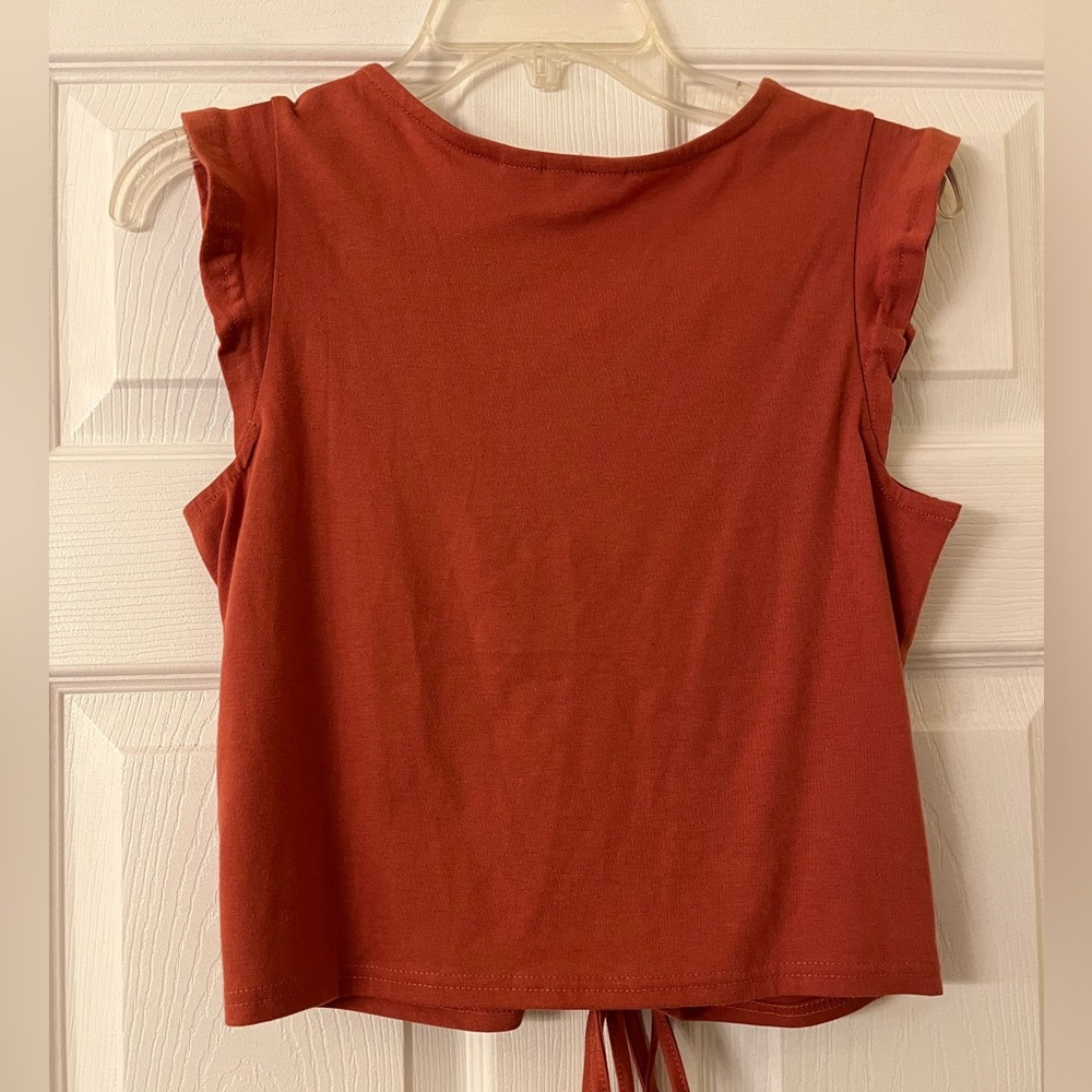 NWOT Roxy Flirty Vibe V-neck Top - Picture 9 of 11